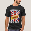Pesquisar por comida britânica camisetas Batatas fritas