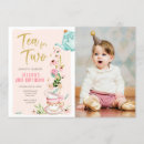 Pesquisar por do chá do aniversário convites Menina