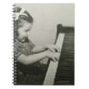 Pesquisar por o piano cadernos de notas Preto e branco