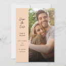 Pesquisar por peach save the date convites Chic