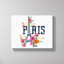 Pesquisar por torre paris impressão de canvas Aquarela