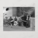 Pesquisar por vintage music cartoes postais Jazz