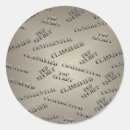 Pesquisar por agente secreto adesivos Confidencial