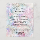 Pesquisar por cores pastel flyers Cabeleireiro
