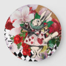 Pesquisar por alice no país das maravilhas relogios de parede Alice em terra maravilhosa