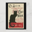 Pesquisar por chat noir cartoes postais Retrô