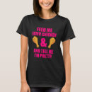 Pesquisar por frango frito engraçado camisetas Dama do frango