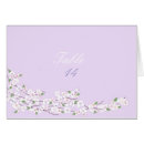 Pesquisar por roxo e branco cartoes de mesa Flores
