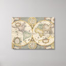 Pesquisar por mapa do mundo impressão de canvas Rumsey de david