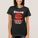 Pesquisar por bacon para vida camisetas Porco
