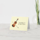 Pesquisar por violino cartões de notas Música