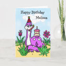 Pesquisar por dinossauro roxo cartoes Aniversário de dinossauros