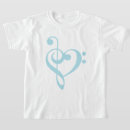 Pesquisar por símbolo de música camisetas Para ela