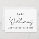 Pesquisar por gravidez anúncio cartões Moderno