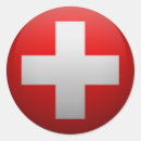 Pesquisar por cruz suíça adesivos Vermelho