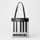 Pesquisar por pianista bolsas tote Preto e branco