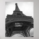 Pesquisar por torre eiffel preto e branco pósteres França