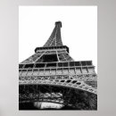 Pesquisar por torre eiffel preto e branco pósteres Arquitetura