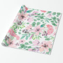 Pesquisar por flores cor rosa de papel de presente Aquarela