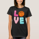 Pesquisar por do basquetebol das meninas camisetas Amor