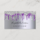 Pesquisar por cabelo roxo cartao de visita Para ela