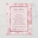 Pesquisar por rosa e branco flyers Salão de beleza