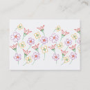 Pesquisar por flores coloridas cartao de visita Para crianças