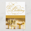 Pesquisar por 100th para ela aniversário convites Elegante
