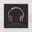 Pesquisar por auriculares cartao de visita Música