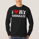 Pesquisar por companheiro de quarto camisetas Coração