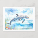 Pesquisar por golfinho cartoes postais Oceano