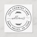 Pesquisar por próprio cartao de visita Preto e branco