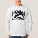 Pesquisar por lobo da silhueta camisetas Floresta