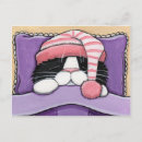 Pesquisar por gato sonolento cartoes postais Felino