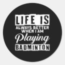 Pesquisar por peteca adesivos Jogador de badminton