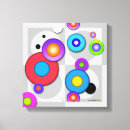 Pesquisar por dos círculos impressão de canvas Arte