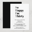 Pesquisar por feliz aniversário de 30 anos convites Para todos