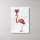 Pesquisar por animal impressão de canvas Flamingo