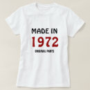 Pesquisar por feito em 1972 camisetas Ano de nascimento