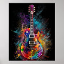 Pesquisar por guitarra colorida pôsteres pósteres Parede