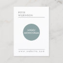 Pesquisar por logotipo do monograma cartao de visita Elegante