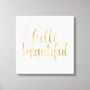 Pesquisar por cor dourada impressão de canvas Para ela