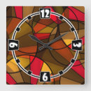 Pesquisar por círculo preto relogios de parede Vermelho