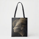 Pesquisar por arte africana bolsas tote Silhueta