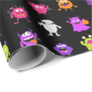 Pesquisar por monstro bonito papel de presente Halloween