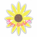 Pesquisar por feliz aniversario girassol adesivos Para ela