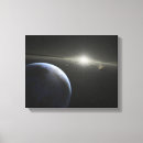 Pesquisar por asteróide impressão de canvas Espaço