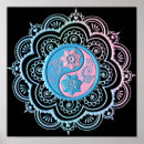 Pesquisar por mandala azul pôsteres pósteres Floral