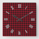 Pesquisar por xadrez preta relogios de parede Rústico