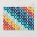 Pesquisar por hexágonos cartoes postais Padrão hexágono